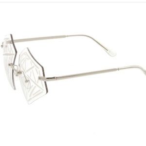 Accessories - NOVELTY RIMLESS DIAMOND SUNGLASSES METAL ARMS NEW Accessories - NOVELTY RIMLESS DIAMOND SUNGLASSES METAL ARMS NEW
